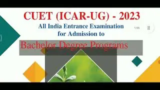 ICAR 2023 Application Form 🤩🤩 | ICAR 2023 Information bulletin🔥🔥| #icarug2023 #cueticar2023