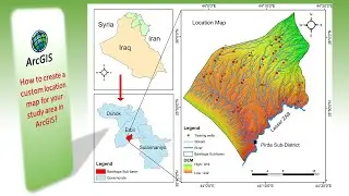Location map step by step in ArcGIS