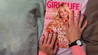 ASMR Magazine Page Turning (Soft Spoken) Looking Through Whisper - Fashion Clothing Styles |Up Close