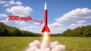 I built a high-powered model rocket 🚀 ￼ #STEMProjects #DIYRocket #DIYRocketlaunch ￼￼