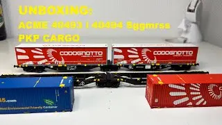 UNBOXING: ACME 40493 i 40494 Sggmrss PKP CARGO