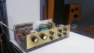 Dynakit PAS-2 and OHM Model i Speakers via Parasound HCA-2200 Amplifier
