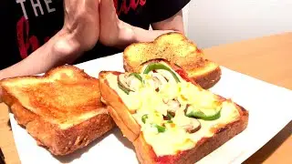 ３皿目　トースト３種(Toast) 咀嚼音(Eating Sound)