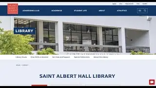 Navigating the SMC Library website