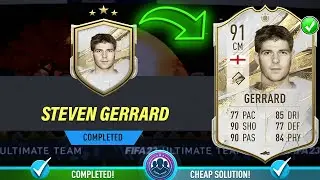 91 Prime Icon Steven Gerrard SBC Completed - Cheapest Solution & Tips - Fifa 23