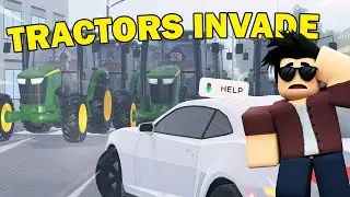 Tractors invade a voice chat server..! - ERLC Clips