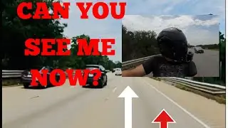 BEST LANE POSITION ON THE HIGHWAY FOR A MOTORCYCLE