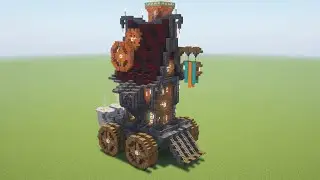 MINECRAFT TUTORIAL | How to build a Wandering Steampunk Smelter
