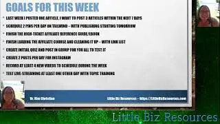 Weekly Progress Report Towards 25,000 Monthly Visitors