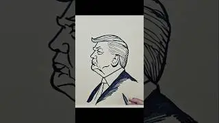 Donald Trump 😁 art 🎨 drawing