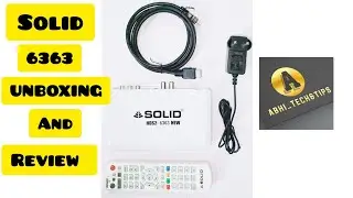 DD Free Dish Mpeg4 HD Set-top-Box | Solid HDS2- 6363 Full Hd MPEG4 Box Unboxing