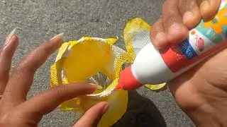 Tutorial of making flower with tissue pape🪷 #diy 