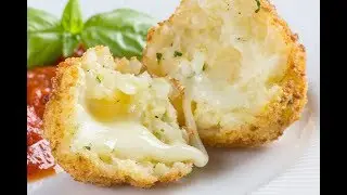 Cheesy Rice Balls