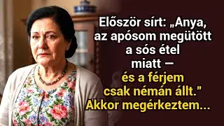 A lányom zokogott: „Anya, az apósom megütött a sós étel miatt.” A férje hallgatott — közbeléptem