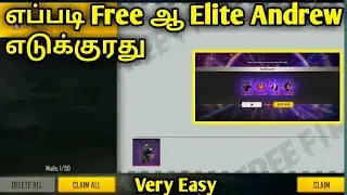 How To Get Free Elite Andrew Character Free Fire | Free Fire New Event in Tamil |