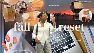 reset vlog 🍂🧺✨ let's reset for fall! (cleaning, setting goals, getting back on track, + more!)