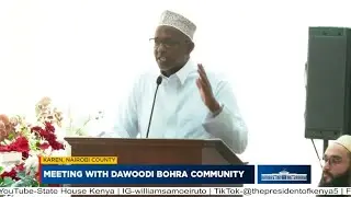 THERE'S NO KENYA PRESIDENT WHO HAS BUILT MORE MADRASSA & MOSQUES LIKE YOU! CS Duale to Ruto in Karen
