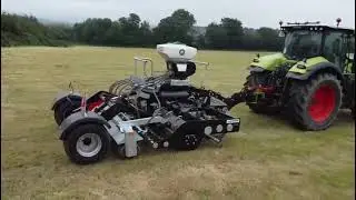 J Leech Agri reseeding Orgsnic Ley with Alstrong Auctus