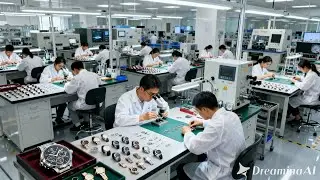 Inside a handcrafted Swiss watchmaking workshop - The process of making a complete wristwatch.