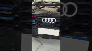 Light Up Audi Emblem: Super Bright LED Lighting