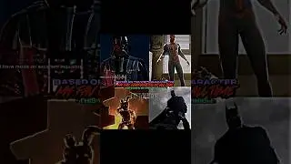 Darth Vader vs Spiderman vs Springtrap vs Batman (Based on Writing)