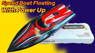 Rc Speed Boat Floating Experiment With Coreless Motor Power Up 