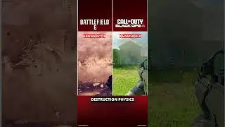 BATTLEFIELD 6 VS CALL OF DUTY BLACK OPS 6 COMPARISON DESTRUCTION PHYSICS TEST #battlefield6