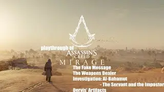Assassin's Creed Mirage (PC) The Fake Message, The Weapons Dealer and more playthrough part 16