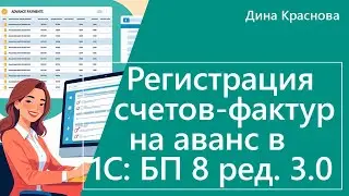 Registering advance payment invoices in 1C Accounting 8