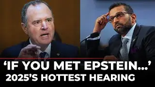 Epstein Files Hearing REWIND 2025 | 'You are the biggest fraud...' | Adam Schiff vs Kash Patel LIVE