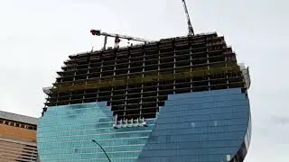 Hard Rock Las Vegas Guitar Tower halfway completed: Rock and roll all night and party every day
