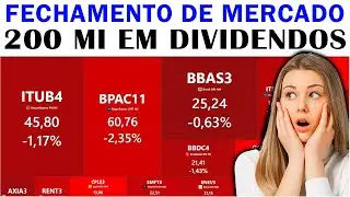 FECHAMENTO DE MERCADO BOLSA EM QUEDA HORA DE COMPRAR #BBAS3 #LREN3 #PRIO3