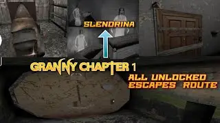 Granny Chapter 1|All Unlocked Escapes Route| Slendrina | M.S 2000 Gaming