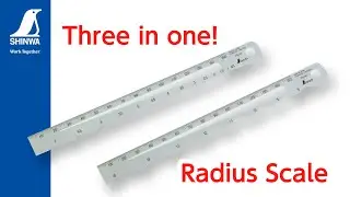 【Shinwa】Three in one! Radius Scale