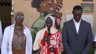 Madame le maire Fatou Gueye soutien la journée consultation gratuite des talibes de Dr Madjiguene ND