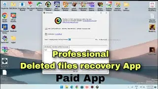 Deleted files recovery Professional App In only Pc,hard disk,pendrive,memory card,external hard disk