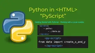 PyScript Tutorial - 005 | Using a local module