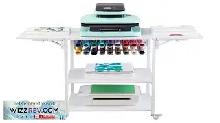 VEVOR Heat Press Table 3 Tier Movable Heat Press Stand Foldable Heat
