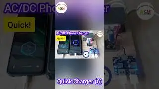 ဖုန်းအ​မြန်အားသွင်းစက် (၆)/AC_DC Quick Charger #asmbasicelectronicprojects