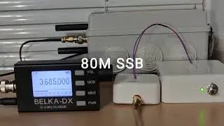 Belka-DX. Прием радиолюбителей на 80 метрах в SSB.