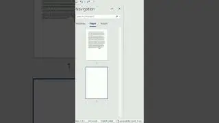 blank page deletion in MS WORD #shorts #msword