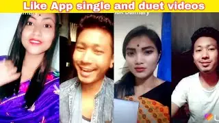 Like App Videos Part 6 || Tilak Daimary On Like App || Acting videos, duet, emotional acting