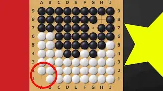 A Typical Beginner Game Of Go.