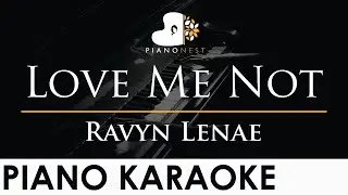 Ravyn Lenae - Love Me Not - Piano Karaoke Instrumental Cover with Lyrics