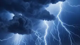 ⚡TEMPESTUOUS NIGHT🌙 with EXTREMELY LOUD THUNDER, HEAVY RAIN, LIGHTNING Beat Stress, Beat Insomnia#9
