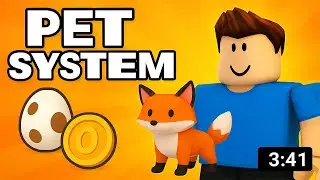 Как создать рабочую систему питомцев в Roblox Studio (яйца, бонусы и питомцы-подписчики)