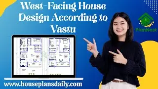 West Facing House Design According to Vastu  #houseplansaspervastu #indianhouseplans #vastushastra