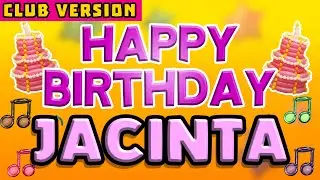 Happy Birthday JACINTA | POP Version 2 | The Perfect POP Birthday Song for JACINTA | CLUB VERSION