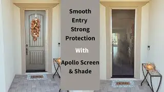 Modern Front Door Upgrade: Retractable Screen in Villa Portofino, CA