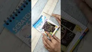 Scratch Book Doodle Art 🤩 | Part 1 | ASMR | #shorts #youtubeshorts #asmr #art